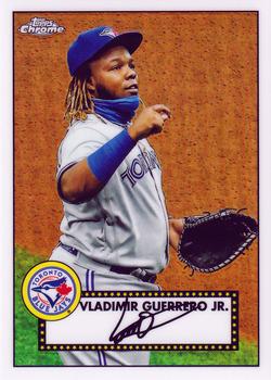 Auction Prices Realized Minor League Cards 2018 Topps Heritage Minor League Vladimir  Guerrero Jr. RED JERSEY-COLOR SWAP