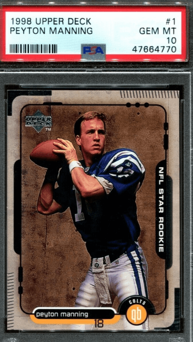 998 Upper Deck Peyton Manning RC #1