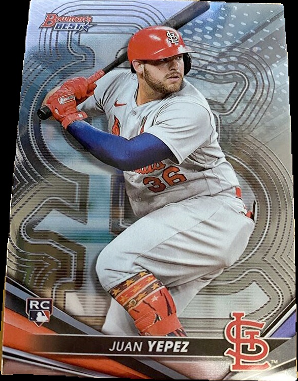 Juan Yepez 2016 Bowman Prospects popular BP29 Orange 08/25 GMA 10