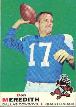 Sold at Auction: (9) 1961 Fleer Football Dallas Cowboys Team Set: Don  Meredith (RC)