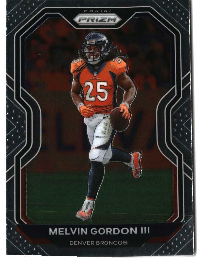 2019 Panini Black Melvin Gordon III #d /75 Jersey Patch #F-MG Chargers