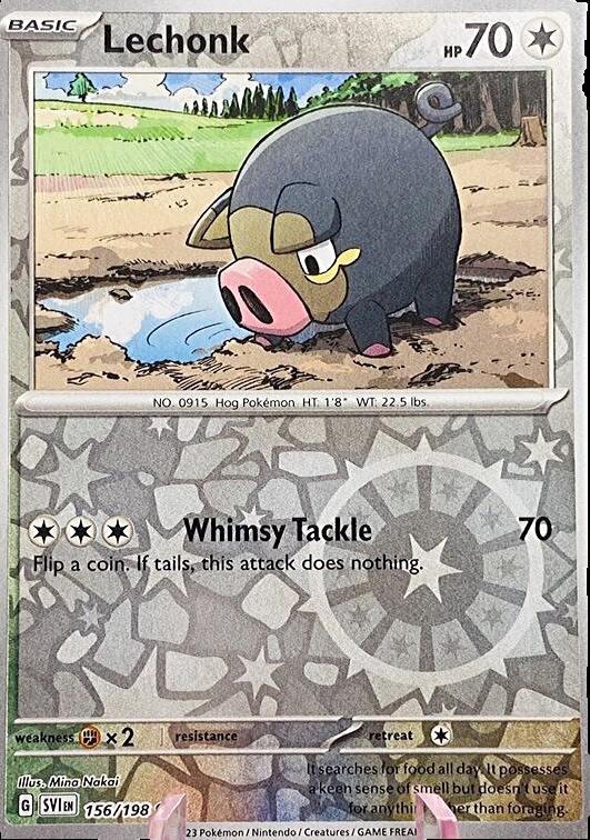 lechonk pokemon cards TCG: Scarlet & Violet end display Lechonk Trading Cards: Values, Rookies