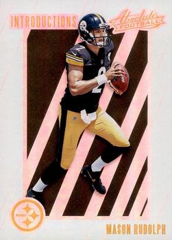 2018 Mason Rudolph Rookie Leaf Jersey Serial Number #2/5 On Card