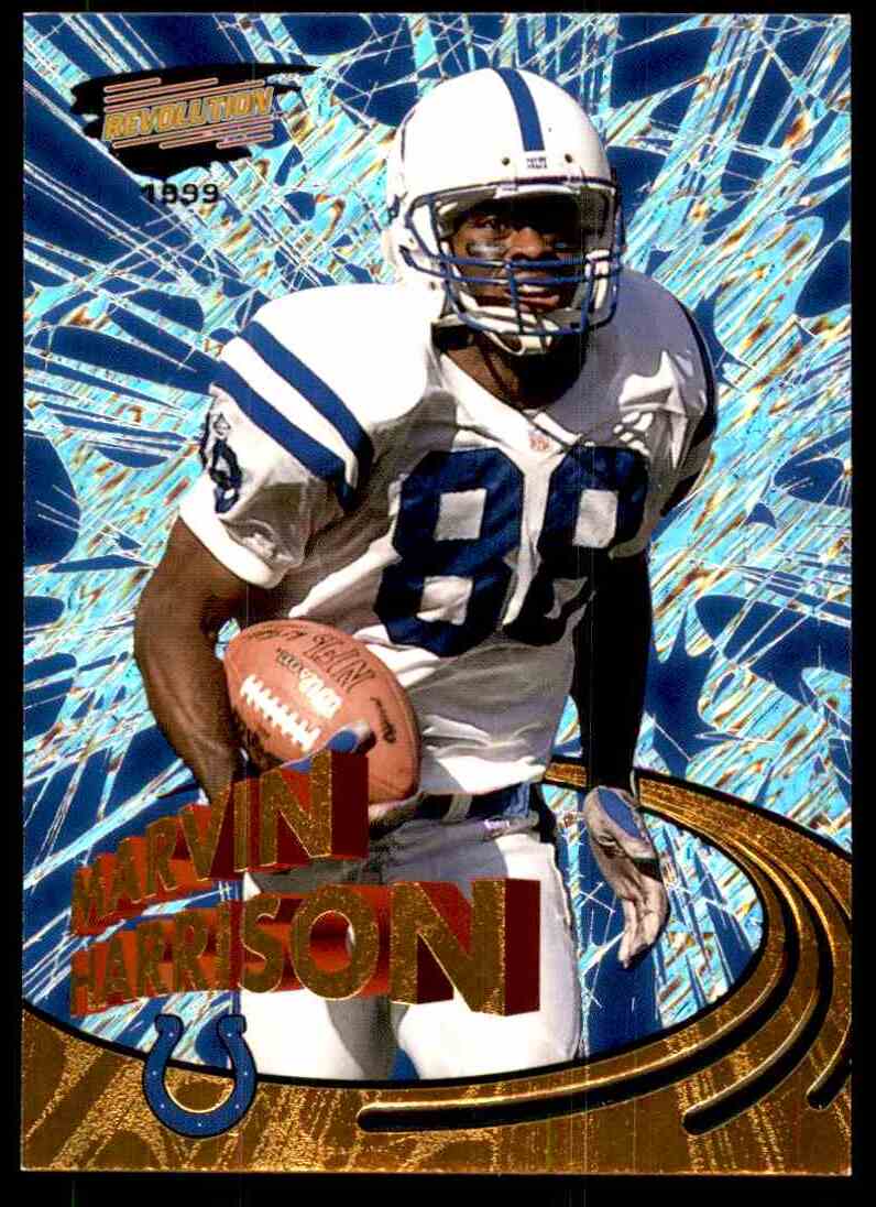 Marvin Harrison 2004 Flair Power Swatch Gold Dual Patch + Jersey #d 36/88