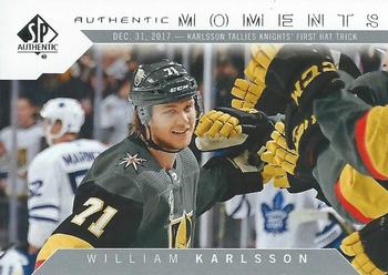 2021-22 SP Authentic Base #34 William Karlsson - Vegas Golden