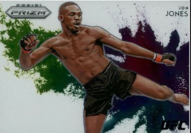 2021 Panini Prizm UFC Color Blast Jon Jones #11 - $16,000