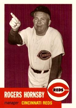 Rogers Hornsby baseball card (St Louis Cardinals) 1984 Donruss