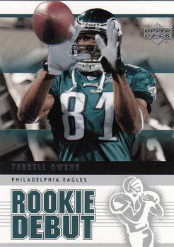 Terrell Owens Leather & Laces Football Card –