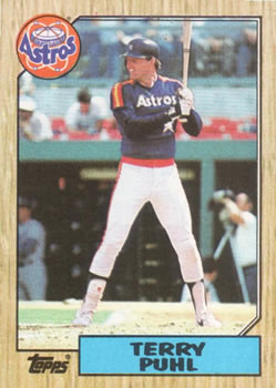 1985 Fleer Terry Puhl