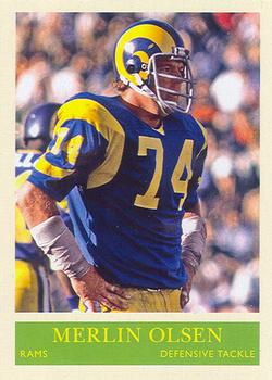 : 1969 Topps # 34 Merlin Olsen Los Angeles Rams (Football Card)  VG/EX Rams : Collectibles & Fine Art