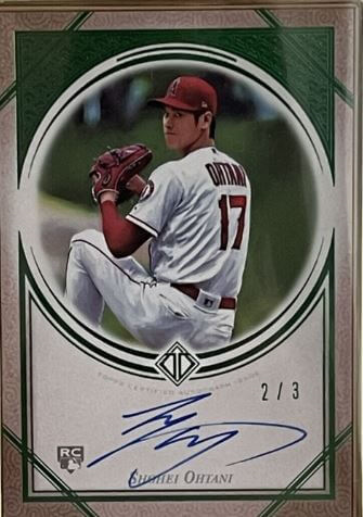  2018 Topps Transcendent Shohei Ohtani Rookie Autograph Series - $2,000 - $7,000