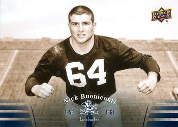 Nick Buoniconti Autographed Football Card (Notre Dame Fighting Irish) 2013  Upper Deck No.25