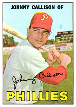 1961 Topps #468 JOHNNY CALLISON Philadelphia Phillies