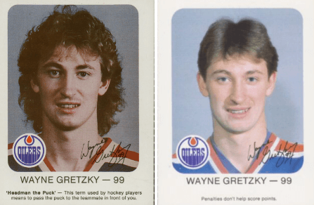 1981 Oilers Red Rooster “Long Hair” and “Short Hair” #99