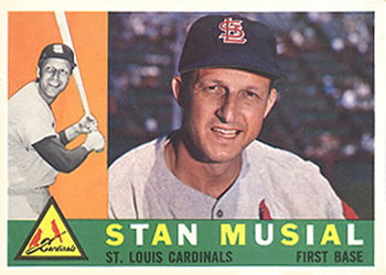 Sold at Auction: 1963 Topps Baseball Card #250 Stan Musial Cardinals