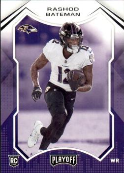 2021 Panini Prizm Draft Picks Prizms Silver #116 Rashod Bateman Ravens RC