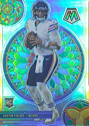 2021 Justin Fields shops ROOKIE GREEN Variation !!