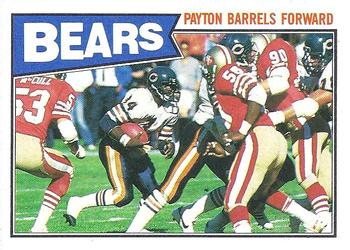 Walter Payton Signed Trading Card. An EX-MT example of the 1988, Lot  #43117