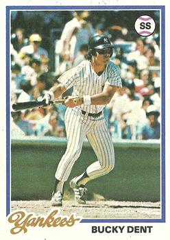 Bucky Dent 1982 Topps In Action #241 New York Yankees