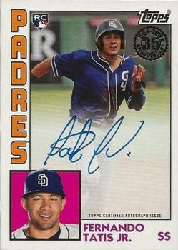 Fernando Tatis Jr. 2019 Topps Update 1984 Auto #84A-FT Price Guide - Sports  Card Investor