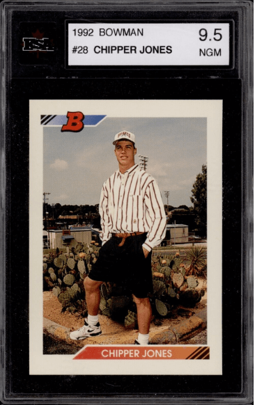 Top 7 Chipper Jones Rookie Card Investments – The Dugout - MoneyMade