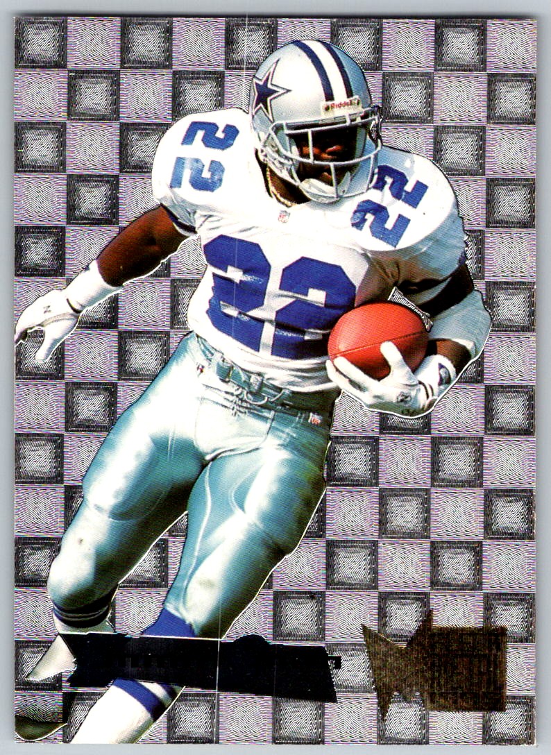 Emmitt Smith 1995 Fleer Metal Platinum Portraits #10