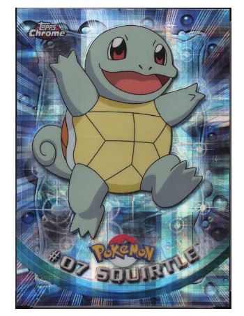 2000 Topps Chrome Pokemon Series 1 Tekno Squirtle #7- $2,700