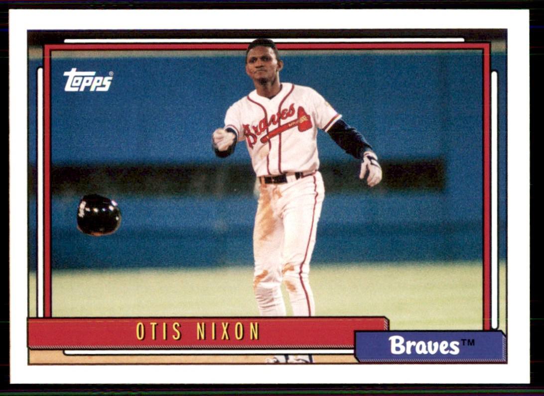 Otis Nixon autographed Baseball Card (Texas Rangers) 1995 Upper Deck #155