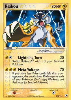 basic raikou pokemon card value (Secret Wonders 16) he or she chooses 1 of them and switches it with the Defending Pokemon Is this Raikou holo Pokmon