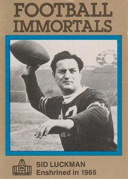 Vintage 1947-1966 Sid Luckman Chicago Bears Black & White -   Israel