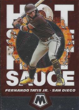 2021 Panini Mosaic Fernando Tatis Jr Blue Camo Prizm #123 Padres