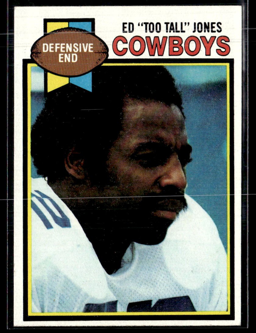 Sold at Auction: Ed Too Tall Jones Football Trading Card - Topps #242 1984