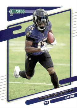 : 2020 Absolute Retail Football #84 Marquise Brown Baltimore  Ravens Official NFL Trading Card by Panini America : Collectibles & Fine Art