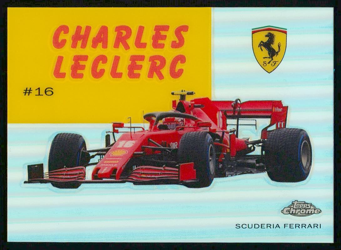 2020 Topps Chrome Formula 1 Refractor #4 Charles Leclerc