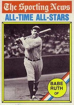 Rookie Babe Ruth Baseball Card