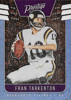 Classic football card depicting Fran Tarkenton the quarterback