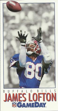 JAMES LOFTON SIGNED 8X10 BILLS PHOTO #3