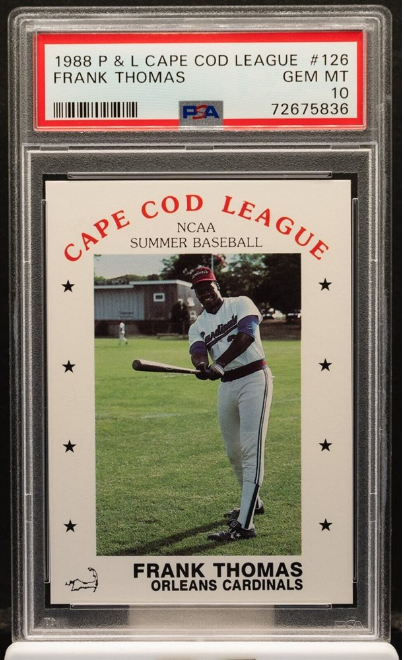 MA Shop Baseball #663 Frank Thomas Rookie Card L8