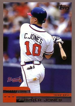 Chipper Jones 2000 Fleer E-X E-Xplosive /2499 #14 Atlanta Braves
