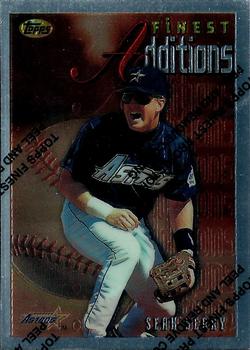 Sean Berry Signed 1996 Fleer Update Baseball Card - Houston Astros