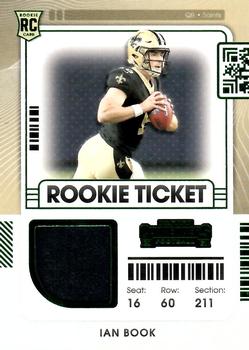 2021 Absolute Football Rookie Materials Ian Book Jersey Patch #ARM-IBO