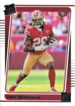 Trey Sermon 124 San Francisco 49ers Rookie Card Panini 