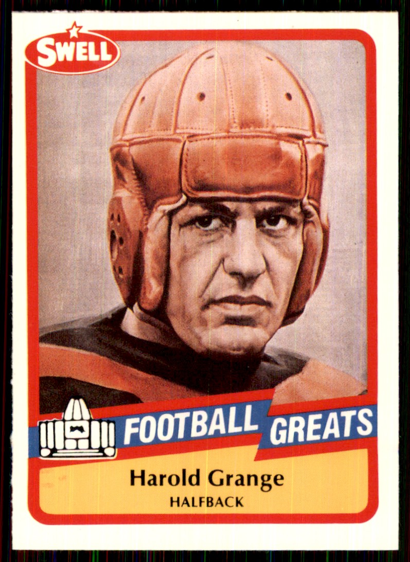 Harold Red Grange Series One Goal Line Art Card Chicago Bears