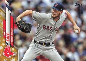 2021 Topps Gold Star #609 Chris Sale Boston Red Sox