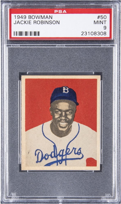 1949 Bowman Jackie Robinson #50