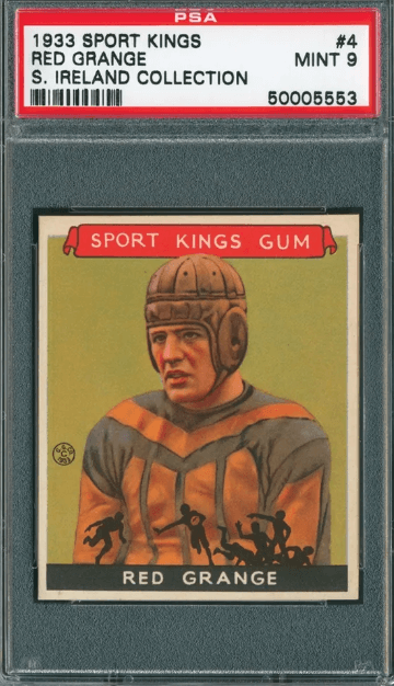 1933 Sport Kings #4 Red Grange Rookie Card
