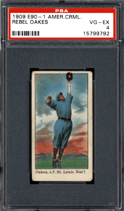 1909-11 American Caramel E90-1 Rebel Oakes