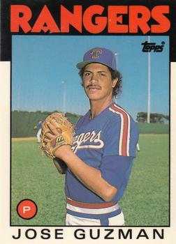 JOSE GUZMAN RANGERS TOPPS 1979 DESIGN