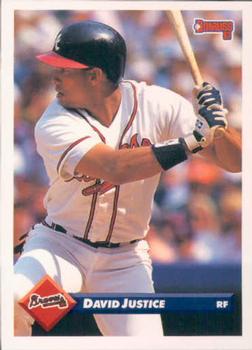  1993 Upper Deck Series 2 Baseball #460 David Justice Atlanta  Braves Official MLB Trading Card : Collectibles & Fine Art