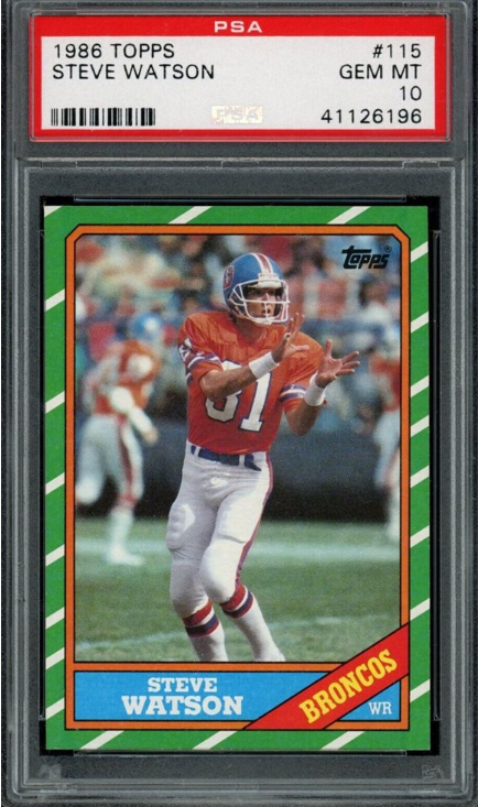 1986 Topps Steve Watson #115